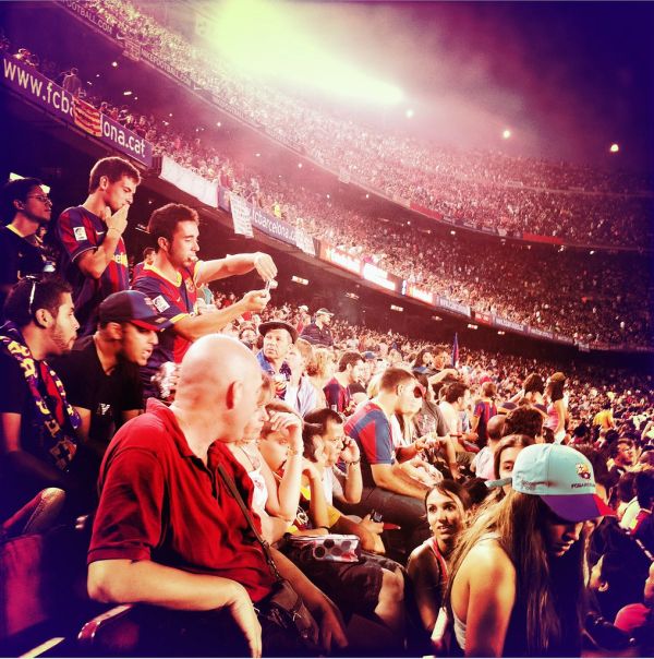 Barça Supporters at Camp Nou