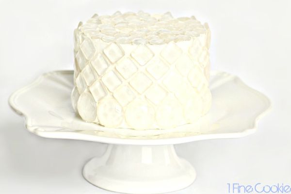 Edible Diamond Covered Cake by 1 Fine Cookie