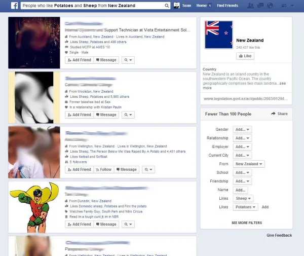 Facebook Graph Search