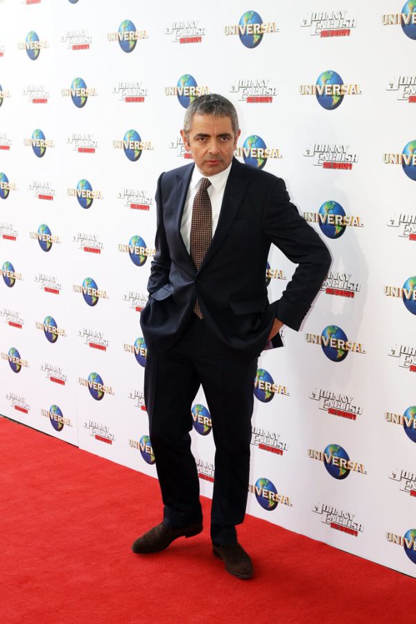 Johnny English Reborn Movie Premiere Rowan Atkinson