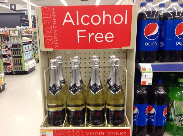 MADD, Mother's Against Drunk Driving Virgin Alcohol Free Wine, Beer, Margaritas and Mojitos. 7/2014 Walgreens. Pics by Mike Mozart of TheToyChannel and JeepersMedia on YouTube.