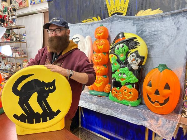 Sunhill Moon Series Blow Molded Outdoor Decor Halloween and Christmas variations Concept of Moon, Design and artwork by MiMo, Mike Mozart, Pics by Mike Mozart