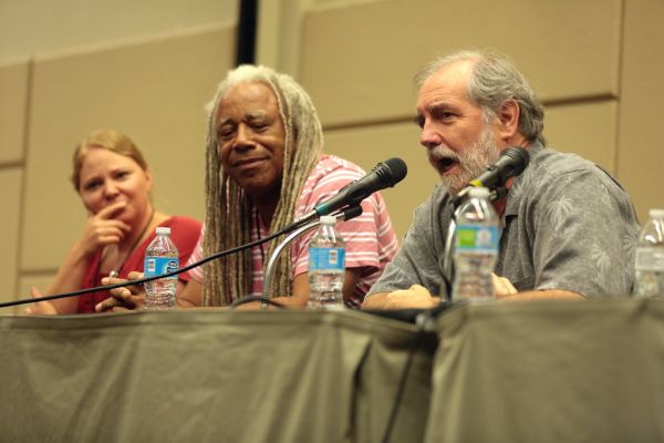 Melissa Hutchison, Dave Fennoy & John Patrick Lowrie
