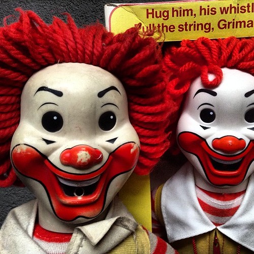 The Ronald McDonald Doll got VERY Scary as it got worn with Play! From Mike Mozart's Collection !