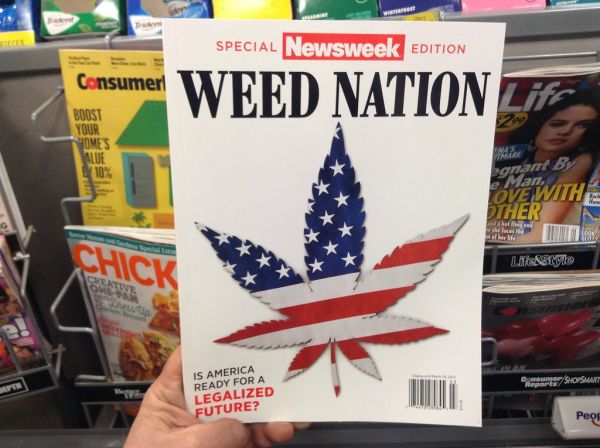 Marijuana Magazine Cover, 2/2015, by Mike Mozart of TheToyChannel and JeepersMedia on YouTube #Marijuana
