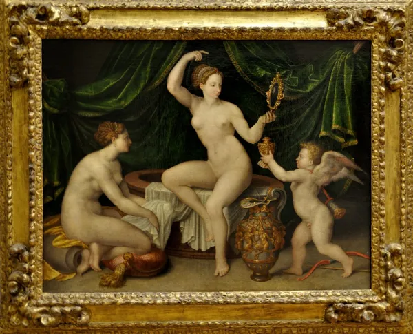 Venus en su toilette ... Oil on Canvas displayed at Louvre Museum, Paris