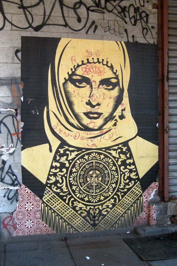 NYC - Meatpacking District: OBEY Giant - Arab Woman