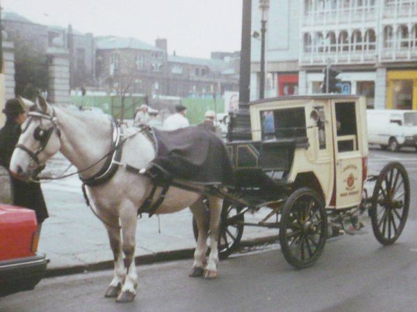 Jameson Whiskey Horse Taxi St Stephens Green 1984