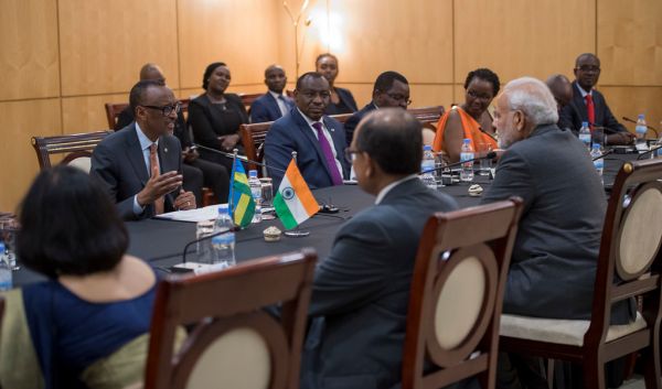President Kagame hosts Prime Minister Narendra Modi of India for bilateral talks | Kigali, 23 July 2018