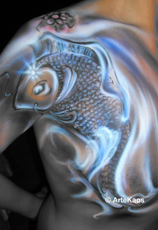 BodyPainting Koi - ArteKaos