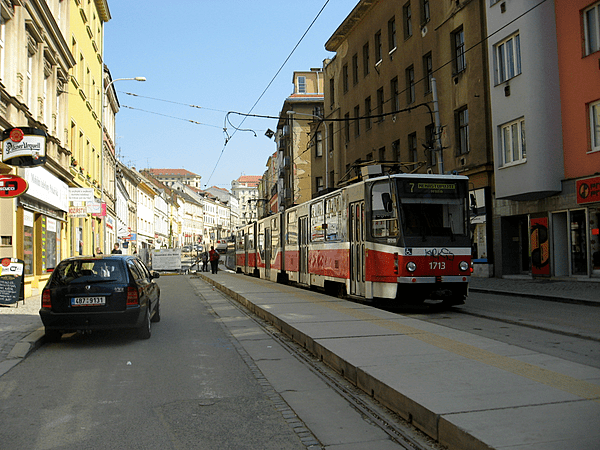 Tatra KT8D5R.N2 na dočasné konečné linky 7