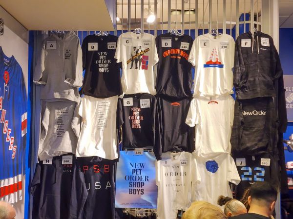 New Order & Pet Shop Boys Concert Tees