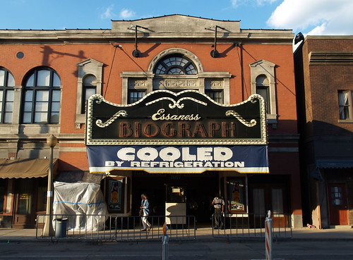 Biograph Theater, during filming of the John Dillinger movie, starring Johnny Depp