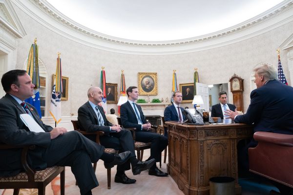 President Trump Meets with Mark Zuckerberg