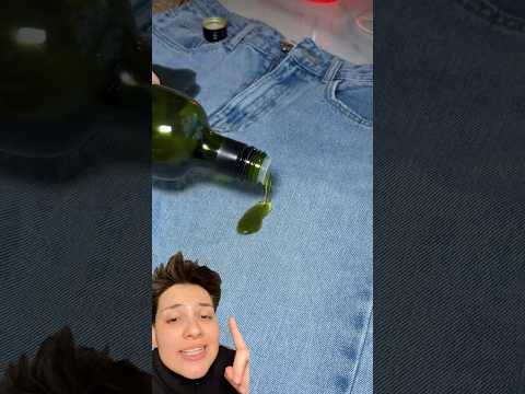 Yağ lekesi gerçekten karbonatla cıkar mı? Deniyorum! #lifehack #leke