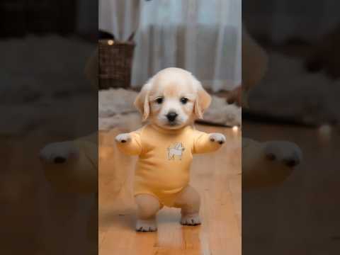Dancing Puppy Deli 🐶😂 Cute Dog Shows Off Dance Moves