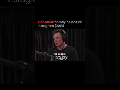 Elon musk on why he isn’t on Instagram 2018 👀 #successmindset #billionaire #motivation #elonmusk