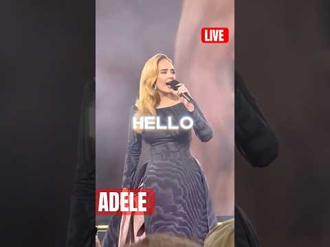 Adele Performs Hello LIVE – Still as Powerful as Ever! 🎤🔥