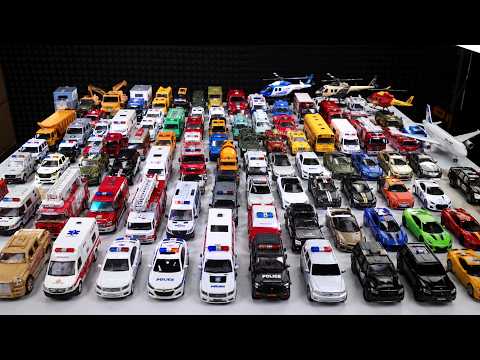 🚗 Amazing Car Collection | Ambulance, Tractor, Truck, Bus, Pickup &amp; Defender Police Car