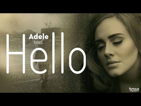 Adele-Hello(Lyrics)