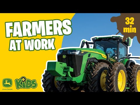 John Deere Kids | Real Tractors &amp; Farmers at Work with Music &amp; Song 👩🏽‍🌾 🚜 🎶