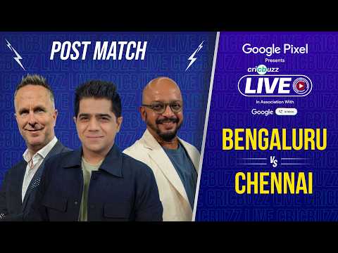 Cricbuzz Live: #RCB hammer #CSK by 43 runs! Dhoni-less Chennai lose 3 on the trot | #IPL2026