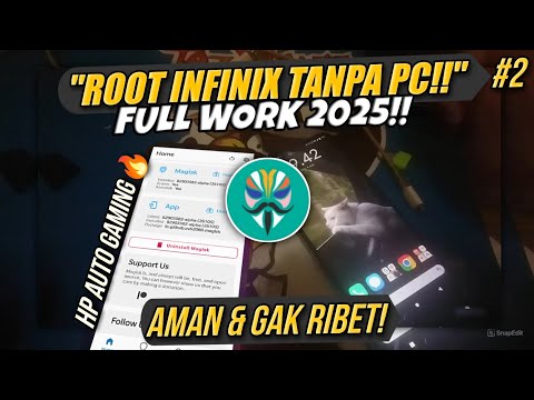 CARA ROOT INFINIX TANPA PC 2025!! Aman, Gak Ribet, LANGSUNG JOSS! Auto jadi hp Gaming Abiss!!