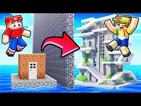 10 Seconds vs 1 Hour WATER HOUSE Build Battle!
