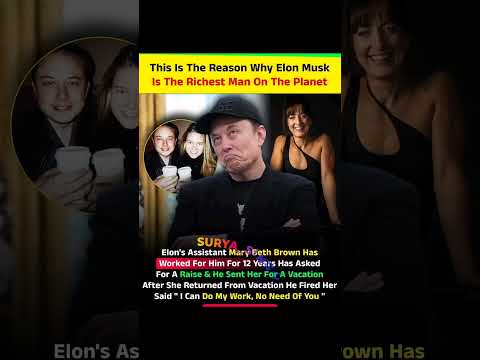 Why"Elon Musk"Fired His "Assistant"of 12 Years! 😳🚨#ElonMusk #MaryBethBrown #MindsetOfRich #Success