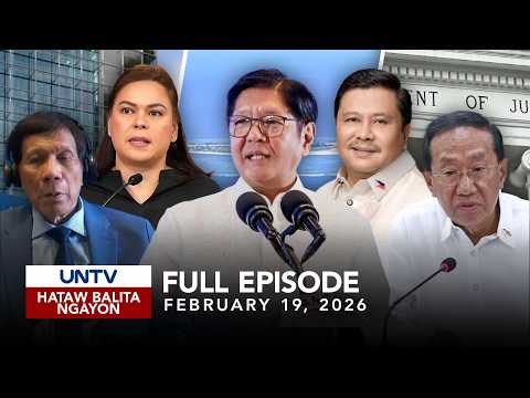 UNTV: Hataw Balita Ngayon | February 19, 2026
