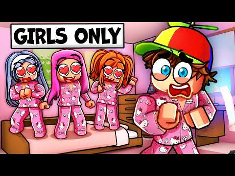 Trapped in a GIRLS ONLY SLEEPOVER Party...