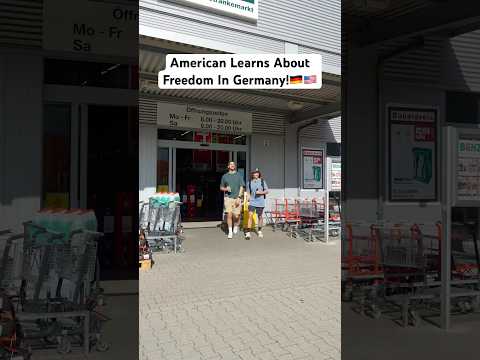 American Learns About Freedom In Germany!😂🇩🇪🇺🇸 #germany #american #german #usa