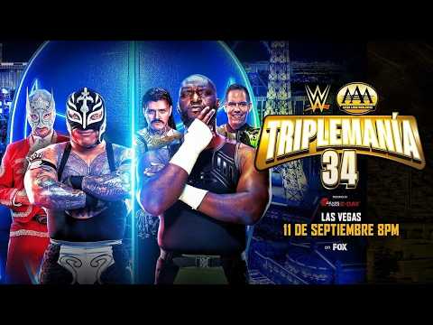 OMOS VS REY MYSTERIO | TRIPLEMANÍA XXXIV| - NOCHE 1, LAS VEGAS | LUCHA COMPLETA