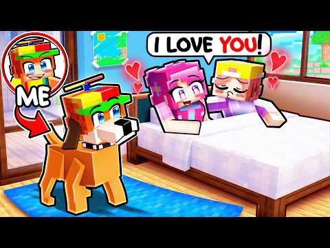 SPYING On My Crush as a PET DOG in Minecraft!