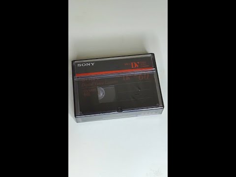 Unwrap Brand New Sony MiniDV Tape