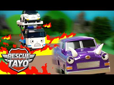 A New Villan Has Appeared in the City! | Police Car Story🚓 | Rescue Tayo | Tayo Rescue Team