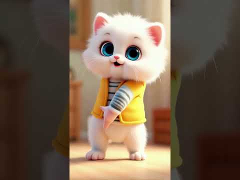 cute kitten dance 😺funny cat videos #catlovers #entertaininganimals #cute #funnykittens #kitty