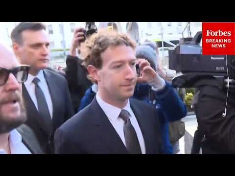 BREAKING: Mark Zuckerberg Ignores Reporters' Questions As He Arrives At Los Angeles Superior Court