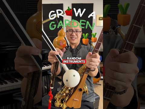 Grow a Garden music with random instruments!!!