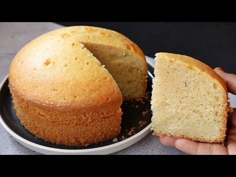 ఇలా మిక్సీ పట్టి కేక్స్ చేస్తే సూపర్ స్పాంజిగా రుచిగా👌😋Sponge Cake Without Oven👌Vanilla Sponge Cake