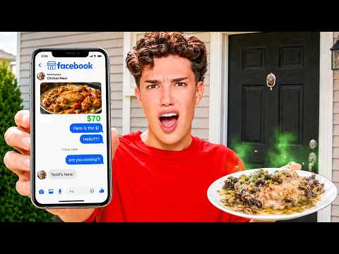 I Got SCAMMED Buying Every Meal From Facebook Marketplace
