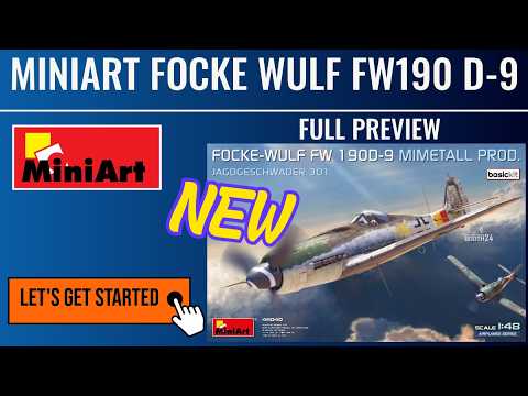 NEW Miniart Focke Wulf FW190 D-9 New tooling