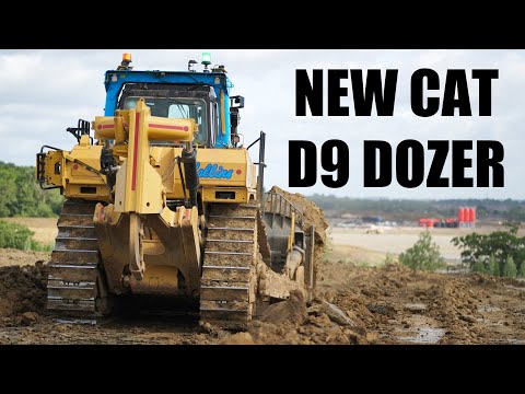 Cat D9 dozer Collins Earthworks