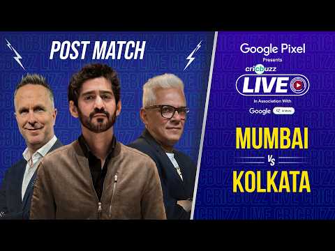 Cricbuzz Live: Rohit &amp; Rickelton's 148-run stand flattens #KKR | #MI win 1st game after 14 years
