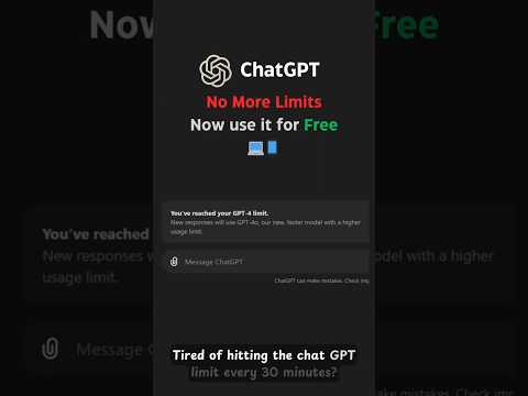 Bypass ChatGPT Limits! 🔓 Get UNLIMITED AI FREE 🚀 (Gemini, Claude, Grok &amp; No Ads!) #shorts
