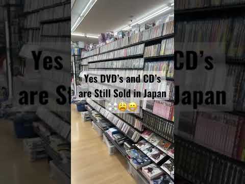 💿 Yes!!! CD’s &amp; DVD’s are Unstoppable in Japan! #cd #dvd #travel #japan #shorts #music #vrecorder
