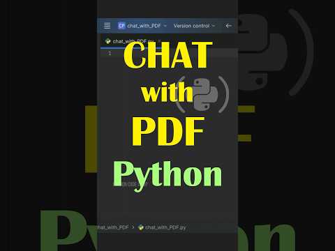 Chat with PDF langchain project