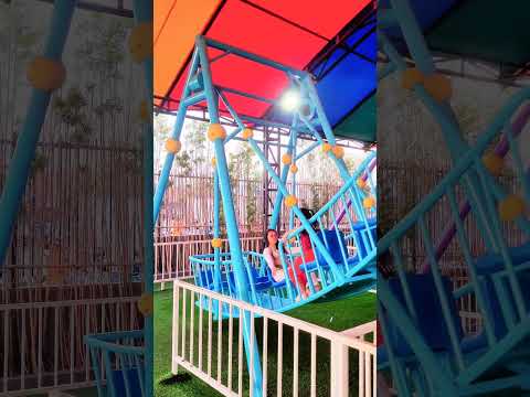 🌈 Kora-Kora Swing Ride in Motion! Feel the Thrill 🥰  #shorts