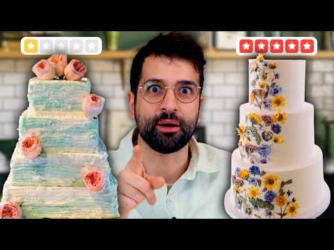 I Ordered 1 vs 3 vs 5 Star Floral Wedding Cakes
