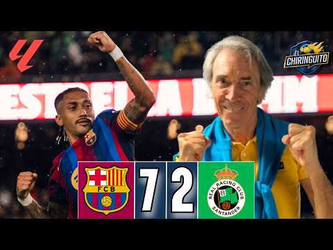 🔥 ¡FESTÍN de GOLES en el CAMP NOU! | Resumen Chiringuito Live | Barça 7-2 Real Racing Club